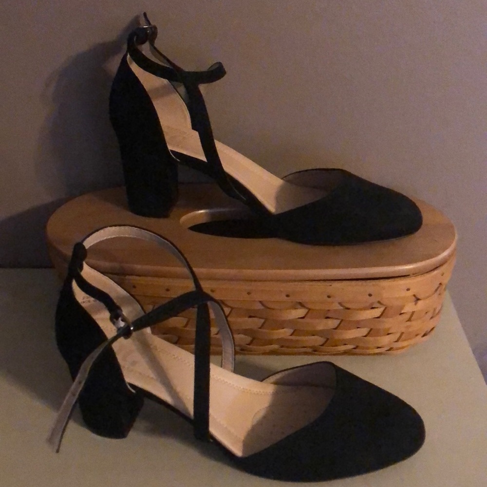 Black Strappy Heels